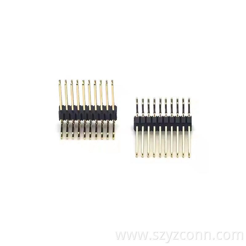 1.27mm Pitch Pin Header Right Angle SQ0.4mm H1.52.02.5mm 210P (3) 1.27mm Pitch Pin Header Right Angle SQ0.4mm H1.52.02.5mm 210P (3)